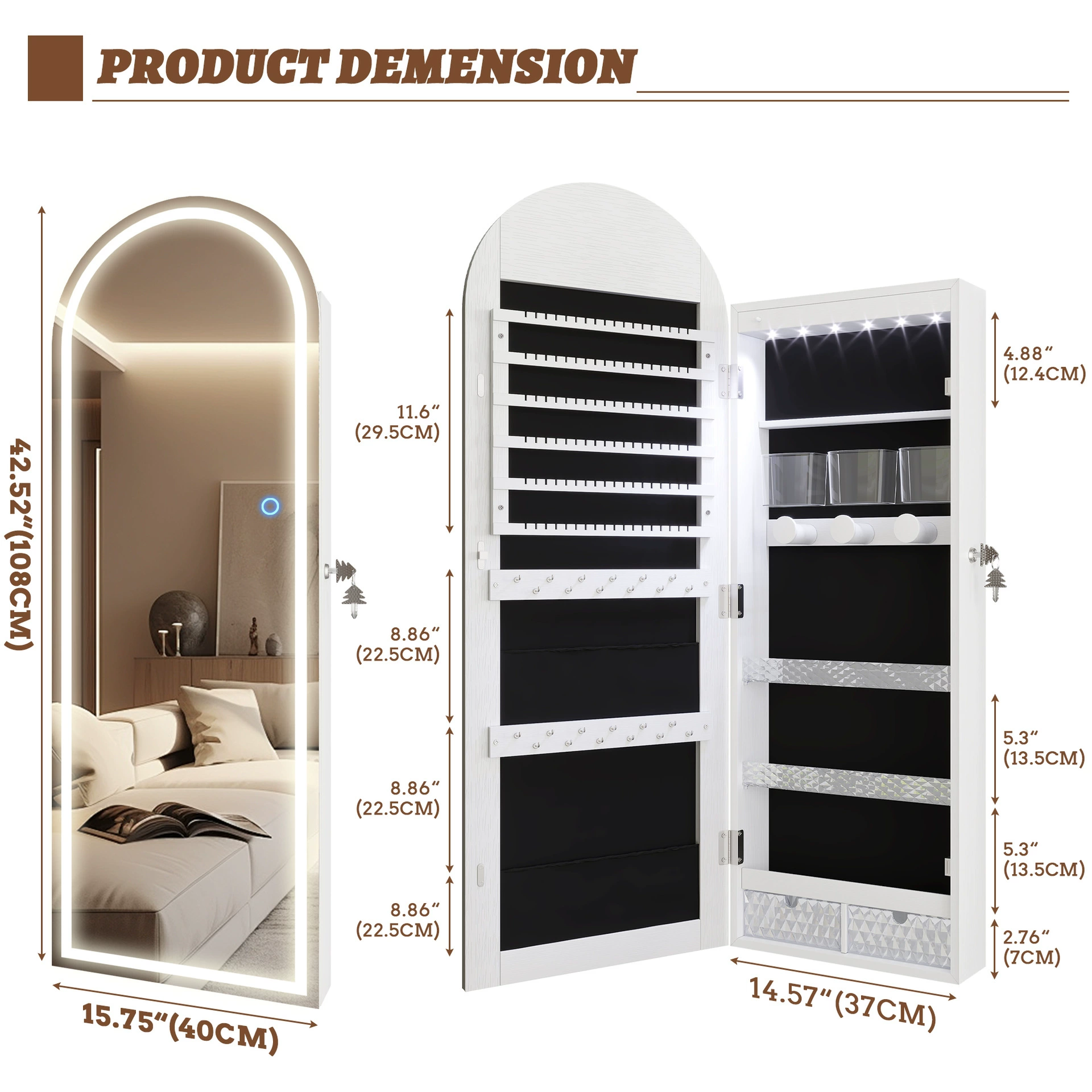 Display Rack Wall-mounted Jewelry — jewelry box wholesale pick on JewelKeep
