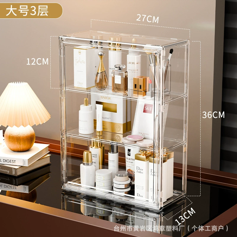 Wall-mounted Storage Box Shelf Rack Acrylic Clear — jewelry box wholesale pick on JewelKeep