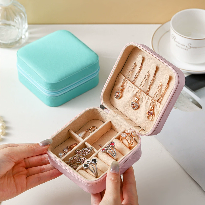 Jewelry Box Travel Storage Box Portable Leather — jewelry box wholesale pick on JewelKeep