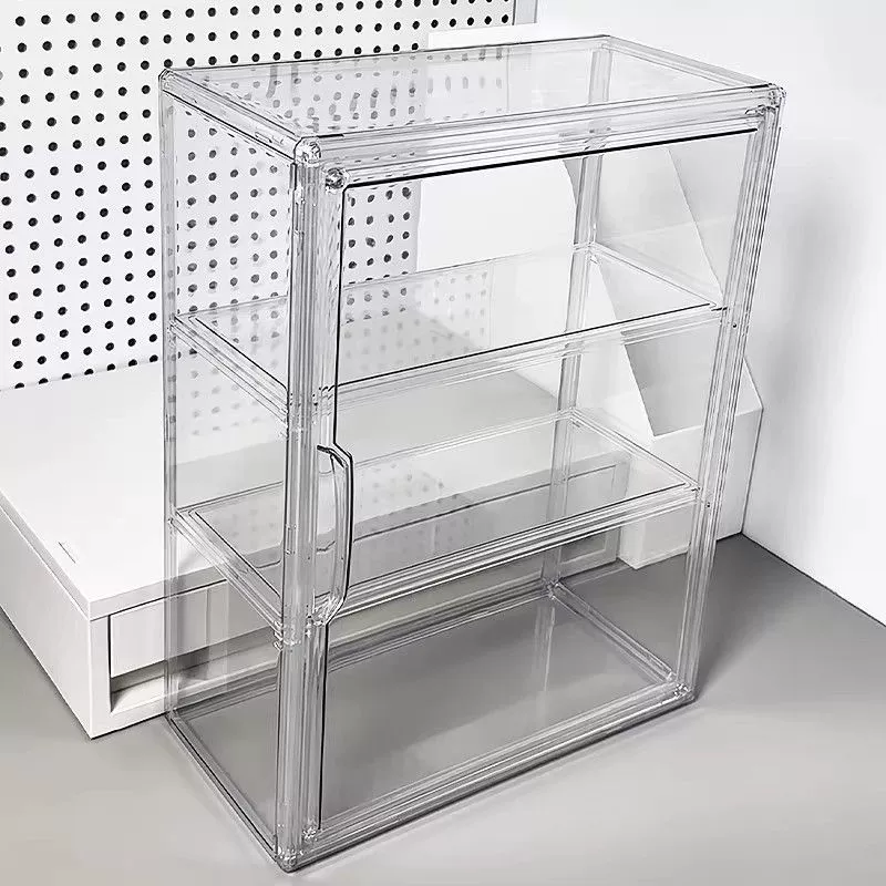 Wall-mounted Storage Box Shelf Rack Acrylic Clear — jewelry box wholesale pick on JewelKeep