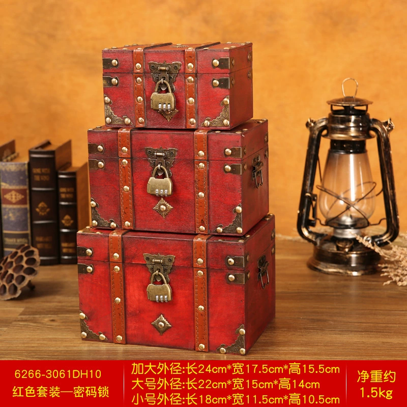 Storage Box Large Wood Vintage — jewelry box wholesale pick on JewelKeep
