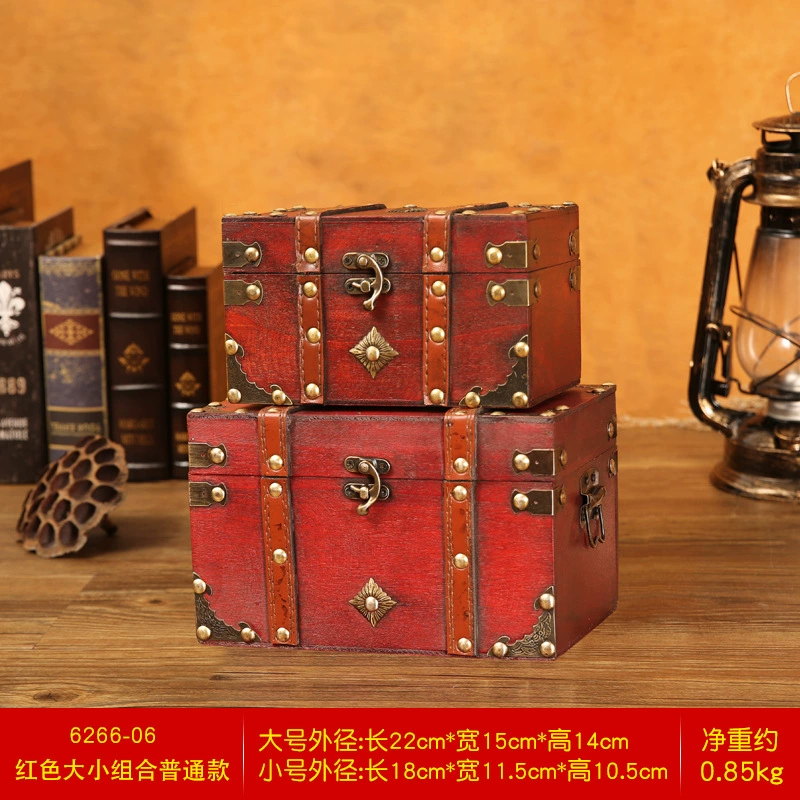 Storage Box Large Wood Vintage — jewelry box wholesale pick on JewelKeep