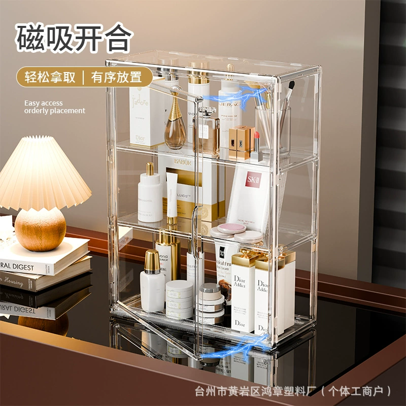 Wall-mounted Storage Box Shelf Rack Acrylic Clear — jewelry box wholesale pick on JewelKeep