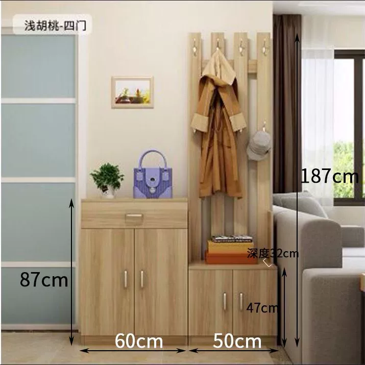 Garment Rack Freestanding Shoe Cabinet Wardrobe Hanger — jewelry box wholesale pick on JewelKeep