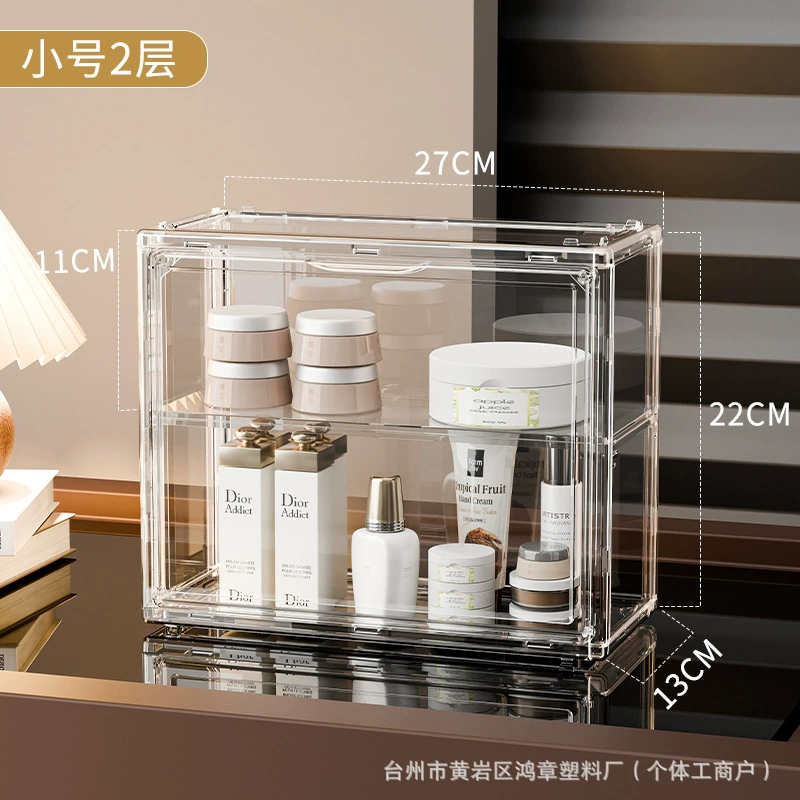 Wall-mounted Storage Box Shelf Rack Acrylic Clear — jewelry box wholesale pick on JewelKeep