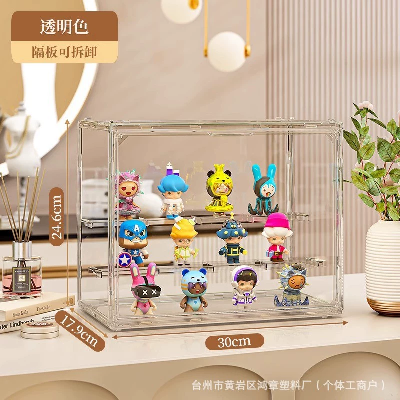 Wall-mounted Storage Box Shelf Rack Acrylic Clear — jewelry box wholesale pick on JewelKeep