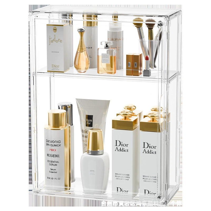 Wall-mounted Storage Box Shelf Rack Acrylic Clear — jewelry box wholesale pick on JewelKeep